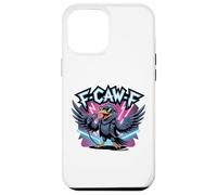 Rock Star, F-CAW-F Raven Gothic Art, Crow Funny Meme Coque pour iPhone 12 Pro Max