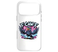 Rock Star, F-CAW-F Raven Gothic Art, Crow Funny Meme Coque pour iPhone 17 Pro Max