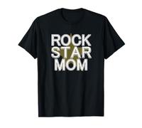 Rock Star Mom T-shirt cool et élégant avec inscription « I'm Awesome Family » T-Shirt