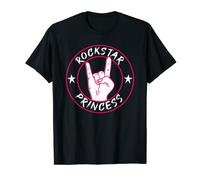 Rock Star Princess Girl Rocker Cornes Rock And Roll T-Shirt
