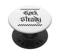 Rock Steady 2 Tone Ska PopSockets PopGrip Adhésif