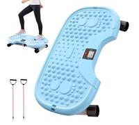 Rock Stepper - Exerciseurs de jambes torsadés avec bande de résistance - Équipement cardio pour tout le corps | Pour homme et femme Senior Abs, haut du corps, bas du corps, intérieur, salon, chambre à