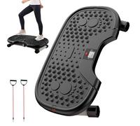 Rock Stepper - Marche D'escalier Silencieuse De 55,5 X 30,5 Cm, Exercices De Jambes Torsadées Avec Bande De Résistance | Stepper De Fitness Compact Pour L'exercice Des Fessiers, Noyau Abs, Haut Du Cor