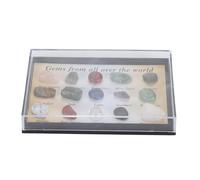 Rock Stone Collection Kit for Kids Science Classroom Rocks and Minerals Educational Set Geology Learning Tool for Children Beginners Collectors (Set Three)