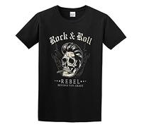 Rock Style Rock & Roll Rebel Beyond Grave Men Adult Short Sleeve Black XL