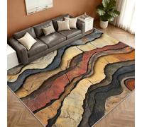 Rock Tapis 200x250cm, Abstract Rock Tapis for Living Room
