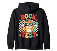 Rock The Test Day Motivational Cat Sweat à Capuche