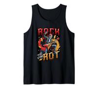 Rock Til You Rot Rock Music Guitare Squelette Rocker Débardeur