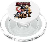 Rock Til You Rot Rock Music Guitare Squelette Rocker PopSockets PopGrip pour MagSafe