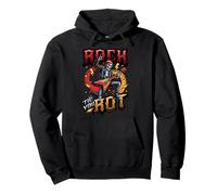 Rock Til You Rot Rock Music Guitare Squelette Rocker Sweat à Capuche
