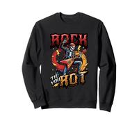 Rock Til You Rot Rock Music Guitare Squelette Rocker Sweatshirt