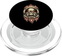Rock Till The End Skull Roll Guitare Vintage Musique PopSockets PopGrip pour MagSafe