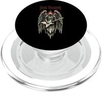 Rock Warrior Angel Guitare Vintage Rock Music PopSockets PopGrip pour MagSafe