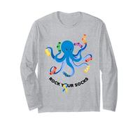 Rock Your Socks Sensibilisation au syndrome du poulpe Manche Longue