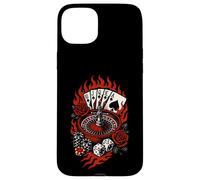 Rockabilly Casino Gambling Tatouage rétro années 50 Coque pour iPhone 15 Plus