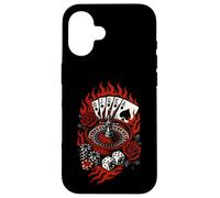 Rockabilly Casino Gambling Tatouage rétro années 50 Coque pour iPhone 16