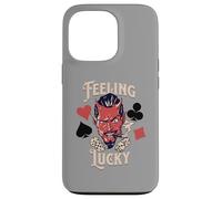 Rockabilly Feeling Lucky Devil Dice Retro Vintage Casino des années 50 Coque pour iPhone 13 Pro