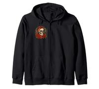 Rockabilly Female Skull - Tatouage rétro avec Roses 1 Sweat à Capuche