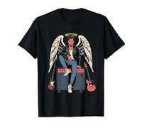 Rockabilly Guitare Joueur d'Angel, Musicien T-Shirt