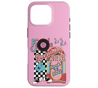 Rockabilly Mom Lets Go to The Hop Jukebox rétro années 50 Coque pour iPhone 16 Pro