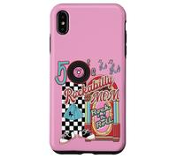 Rockabilly Mom Lets Go to The Hop Jukebox rétro années 50 Coque pour iPhone XS Max