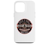 Rockabilly Music Lucky Devil Retro Vintage 1950's Rock Roll Coque pour iPhone 13 Pro Max