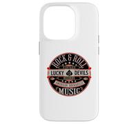 Rockabilly Music Lucky Devil Retro Vintage 1950's Rock Roll Coque pour iPhone 14 Pro