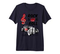 Rockabilly Retro Années 50 Rock N Roll Swing Doo Wop Vintage T-Shirt Haut de Gamme