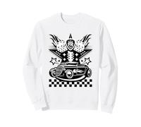 Rockabilly Style Rétro Années 50 60 Doo Wop Rock and Roll Sweatshirt