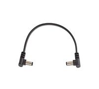 RockBoard Câble d'alimentation plat coudé/coudé - 15 cm - Black