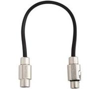 Cable Patch XLR - 30 CM - Noir