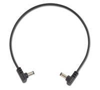 Rockboard Flat Power Cable - Black 30 cm / 11,81 angled/angled