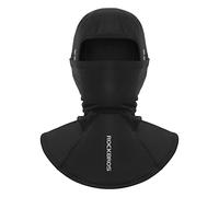 ROCKBROS Cagoule Moto Hiver, Balaclava Cagoule de Vélo Homme Polaire, Élastique Respirant avec Trous de Lunettes Coup-Vent Anti-Froid pour Homme Femme pour Cyclisme, Ski, Moto, Sports en Plein air S