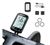 ROCKBROS Compteur Vélo sans Fil, Ordinateur de Vélo GPS Bluetooth 5.0 Ant+, Écran Rétroéclairé 2,9 Pouces IPX6, Compatible Strava