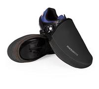 ROCKBROS Couvre-Chaussures Imperméables Demi, Surchaussures de Cyclisme pour Homme Femmes Coupe Résistant à l’Usure pour Chaussures de Cyslisme VTT Vélo de Route, Noir M