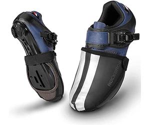 ROCKBROS Couvre-Chaussures Vélo Polaire Imperméable pour Route VTT M