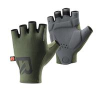 ROCKBROS Gants Cyclisme Demi-Doigts Homme Femme, Gants Courts de Vélo Eté Rembourrés Anti-Choc Respirant, pour VTT Vélo de Route Moto Fitness