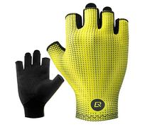 ROCKBROS Gants de Cyclisme Demi-Doigts, Gants de Vélo Légers Élastiques, Gants de Sport Homme Femme Respirants pour VTT Vélo Course Fitness Escalade Jogging Plein Air M-XXL