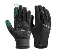 ROCKBROS Gants de Vélo Polaire Hommes Femmes Écran Tactile Gants Hiver Chaud Sport en Plein Air Coupe-Vent Gants de Course Thermique pour Vélo Ski Randonnée Courir VTT XL