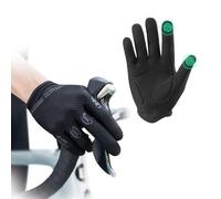 ROCKBROS Gants de Vélo pour Printemps Été, Gants de Cyclisme Doigts Complets avec Écran Tactile, Gants de VTT Élastiques Hommes Femmes pour VTT Vélo Course Fitness Escalade S
