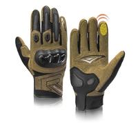 ROCKBROS Gants de Vélo Résistants aux Chocs Écran Tactile, Respirants Réfléchissants Gants Hommes Femmes, Gants de Sport Tactiques pour Course, Randonnée, Escalade