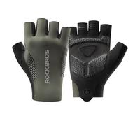 ROCKBROS Gants Vélo Été, Gants Cyclisme Hommes Femmes, Gants sans Doigts Sport Respirants et Absorption des Chocs pour Course, Vélo, VTT et Fitness