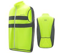 ROCKBROS Gilet Réfléchissant Haute Visibilité Unisexe Respirant 4XL