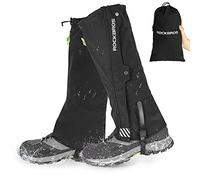 ROCKBROS Guêtres de Pluie Chaudes Imperméables Guêtres de Neige pour Randonnée en Plein Air, Escalade Homme Femme S-3XL