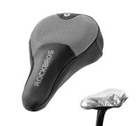ROCKBROS Housse de Selle de Vélo Gonflable Rembourrage en Mousse Mémoire et Gel Anti-Transpiration et Imperméable pour VTT Gravel et Route