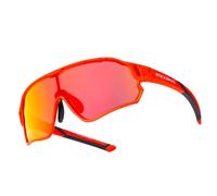 ROCKBROS Lunettes de Soleil pour Enfants Polarisées, Lunettes de Cyclisme Garçon et Fille UV400, TR90 Léger Protection pour Sport Cyclisme Running Course à Pied, Cadre Rouge (point noir)