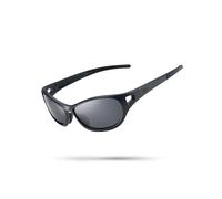 ROCKBROS Lunettes de Sport Polarisées Anti-Reflets UV400 Protection, Monture TR90 Léger 21g Lunettes de Soleil Polarisées Cyclisme Homme Femme, pour Vélo Pêche Course Conduite Ski, Noir Bleu/Gris