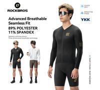 ROCKBROS maillot de cyclisme à manches longues respirant léger maillot de vélo à manches longues séchage rapide sans couture vêtements de vélo Short sleeve-a