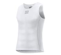 ROCKBROS Maillot de Sport Sans Manches Hommes Respirant Séchage Rapide Gilet de Vélo, Sous-vêtements Élastiques Manches Courtes Maillot de Cyclisme Maillots Fonctionnels Baselayer Sous-maillot, Blanc