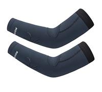 ROCKBROS Manchettes/Jambières Thermiques Hiver Élastique Couvre de Bras/Jambes Coupe Vent pour Course Cyclisme Basketball Randonné Pêche Basketball Golf Homme Femme Noir Vert/Bleu S-3XL (1 Paire)